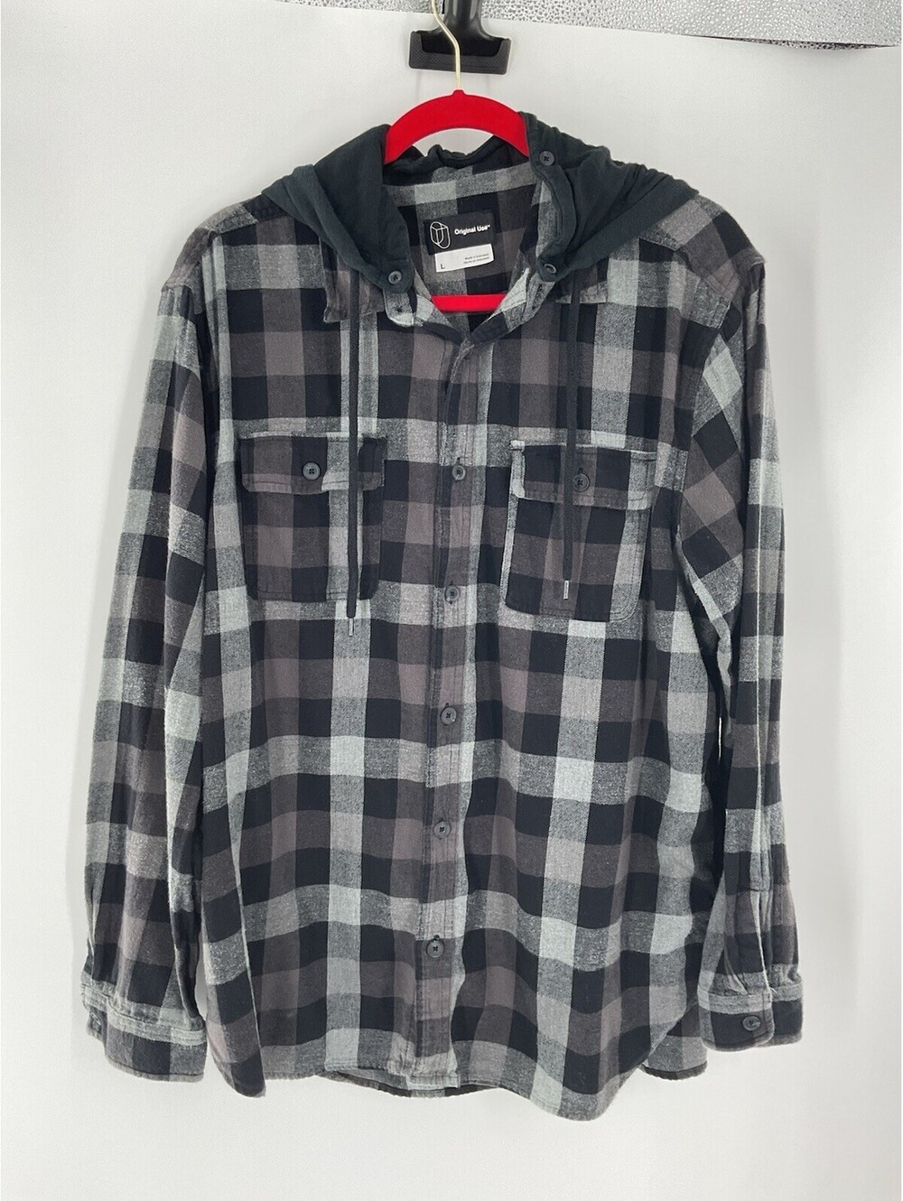 Original Use Hoodie Flannel Men’s Size Large 113